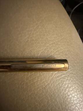 Vintage Pioneer Pen Gold and Orange